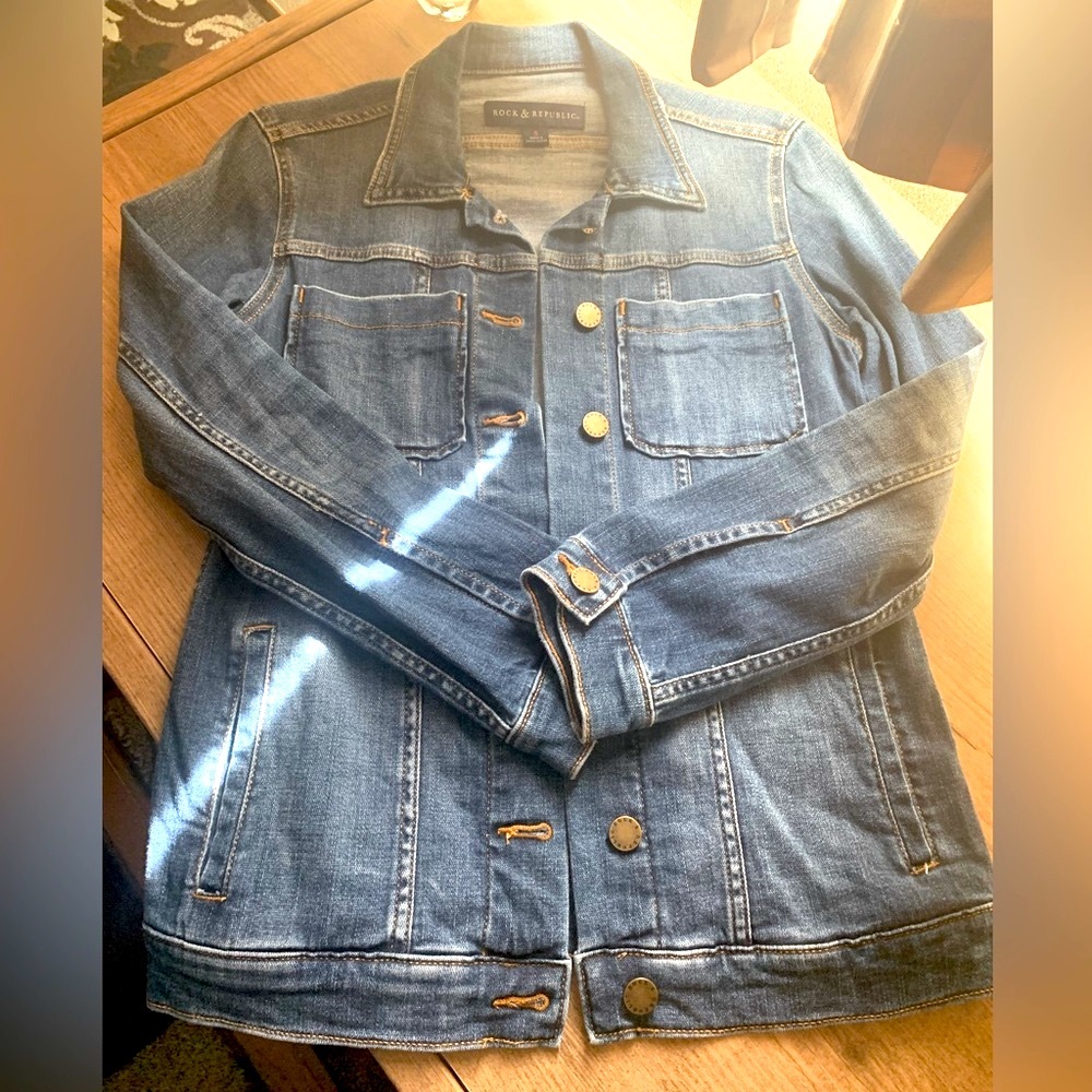 Rock & Republic Denim Jacket Size Small
